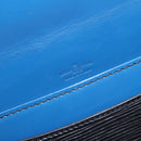 LOUIS VUITTON Epi Bicolor Free Run Shoulder Bag Black Blue M52415 LV Auth 134034-20