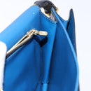 LOUIS VUITTON Epi Bicolor Free Run Shoulder Bag Black Blue M52415 LV Auth 134034-21