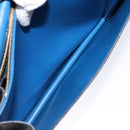 LOUIS VUITTON Epi Bicolor Free Run Shoulder Bag Black Blue M52415 LV Auth 134034-23