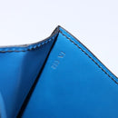LOUIS VUITTON Epi Bicolor Free Run Shoulder Bag Black Blue M52415 LV Auth 134034-12