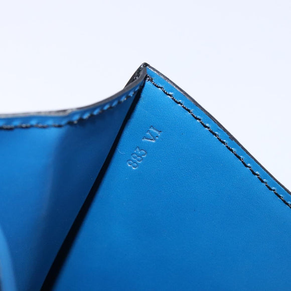 LOUIS VUITTON Epi Bicolor Free Run Shoulder Bag Black Blue M52415 LV Auth 134034