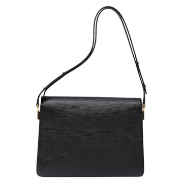 LOUIS VUITTON Epi Bicolor Free Run Shoulder Bag Black Blue M52415 LV Auth 134034 - 0