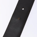 GUCCI Interlocking Belt 35.4"" Beige Silver 114874 Auth 134038-11