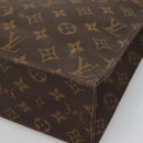 LOUIS VUITTON Monogram Sac Plat Hand Bag M51140 LV Auth 134040-9