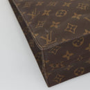 LOUIS VUITTON Monogram Sac Plat Hand Bag M51140 LV Auth 134040-14