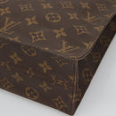 LOUIS VUITTON Monogram Sac Plat Hand Bag M51140 LV Auth 134040-15