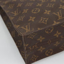 LOUIS VUITTON Monogram Sac Plat Hand Bag M51140 LV Auth 134040-16