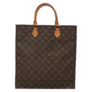 LOUIS VUITTON Monogram Sac Plat Hand Bag M51140 LV Auth 134040-2