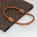 LOUIS VUITTON Monogram Sac Plat Hand Bag M51140 LV Auth 134040-6