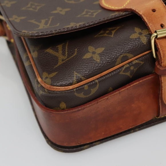 LOUIS VUITTON Monogram Cartouchiere MM Shoulder Bag M51253 LV Auth 134043