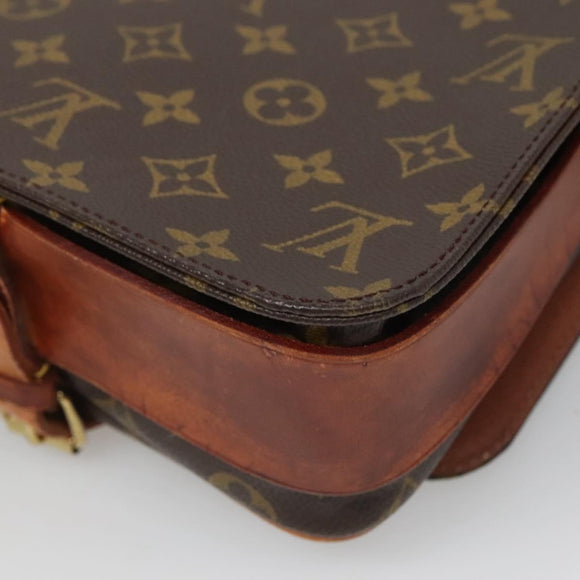 LOUIS VUITTON Monogram Cartouchiere MM Shoulder Bag M51253 LV Auth 134043