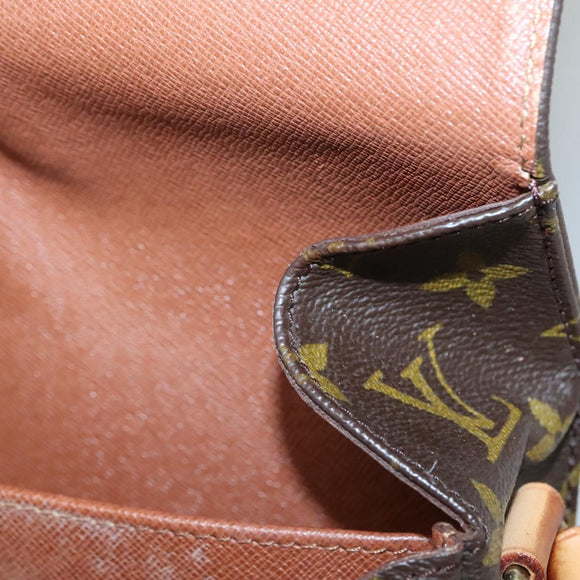 LOUIS VUITTON Monogram Cartouchiere MM Shoulder Bag M51253 LV Auth 134043