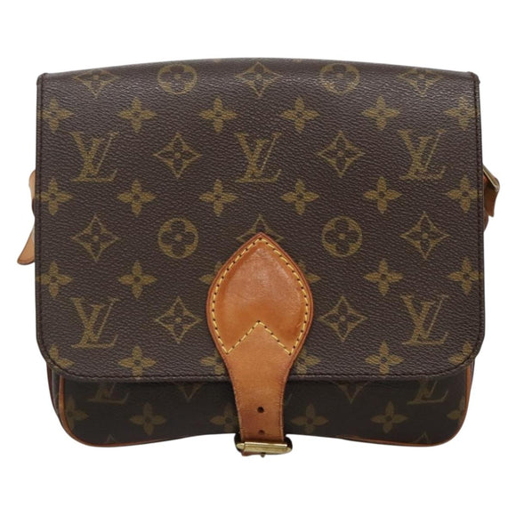 LOUIS VUITTON Monogram Cartouchiere MM Shoulder Bag M51253 LV Auth 134043