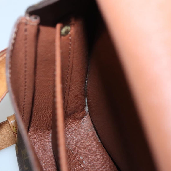 LOUIS VUITTON Monogram Cartouchiere MM Shoulder Bag M51253 LV Auth 134043
