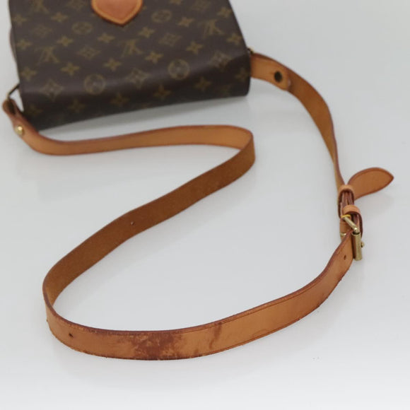 LOUIS VUITTON Monogram Cartouchiere MM Shoulder Bag M51253 LV Auth 134043