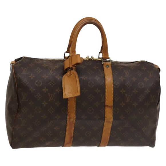 LOUIS VUITTON Monogram Keepall 45 Boston Bag M41428 LV Auth 134044