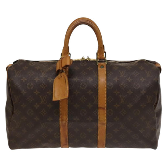 LOUIS VUITTON Monogram Keepall 45 Boston Bag M41428 LV Auth 134044