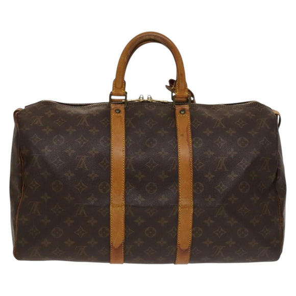 LOUIS VUITTON Monogram Keepall 45 Boston Bag M41428 LV Auth 134044