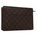 LOUIS VUITTON Monogram Pochette Homme Clutch Bag M51795 LV Auth 134045-1