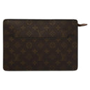 LOUIS VUITTON Monogram Pochette Homme Clutch Bag M51795 LV Auth 134045-13