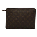 LOUIS VUITTON Monogram Pochette Homme Clutch Bag M51795 LV Auth 134045-2