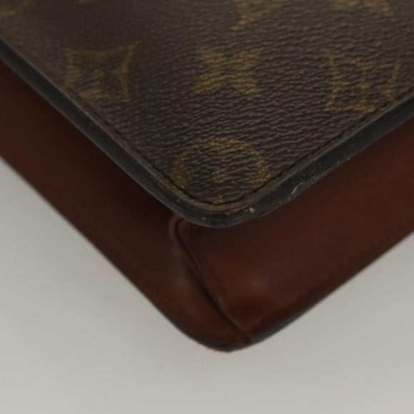 LOUIS VUITTON Monogram Pochette Homme Clutch Bag M51795 LV Auth 134045