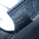 GUCCI GG Canvas Jackie Hand Bag Black Gold 145818 Auth 134047-12