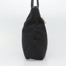 GUCCI GG Canvas Jackie Hand Bag Black Gold 145818 Auth 134047-3
