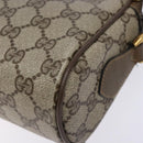 GUCCI GG Supreme Web Sherry Line Shoulder Bag PVC Beige 68 02 004 Auth 134064-12