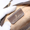 GUCCI GG Supreme Web Sherry Line Shoulder Bag PVC Beige 68 02 004 Auth 134064-16