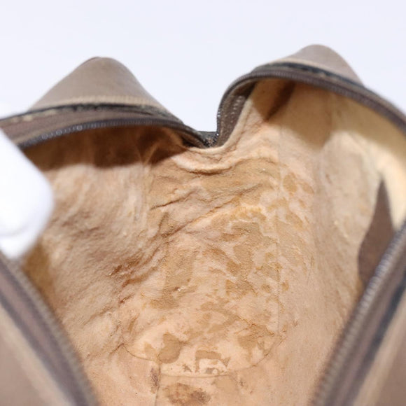 GUCCI GG Supreme Web Sherry Line Shoulder Bag PVC Beige 68 02 004 Auth 134064