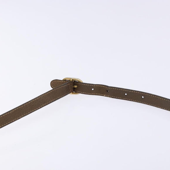 GUCCI GG Supreme Web Sherry Line Shoulder Bag PVC Beige 68 02 004 Auth 134064