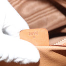 CELINE Macadam Canvas Hand Bag PVC Beige Gold Auth 134068-12