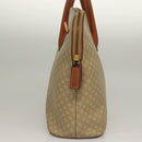 CELINE Macadam Canvas Hand Bag PVC Beige Gold Auth 134068-4