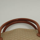 CELINE Macadam Canvas Hand Bag PVC Beige Gold Auth 134068-14