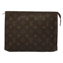 LOUIS VUITTON Monogram Poche Toilette 26 Pouch M47542 LV Auth 134072-13
