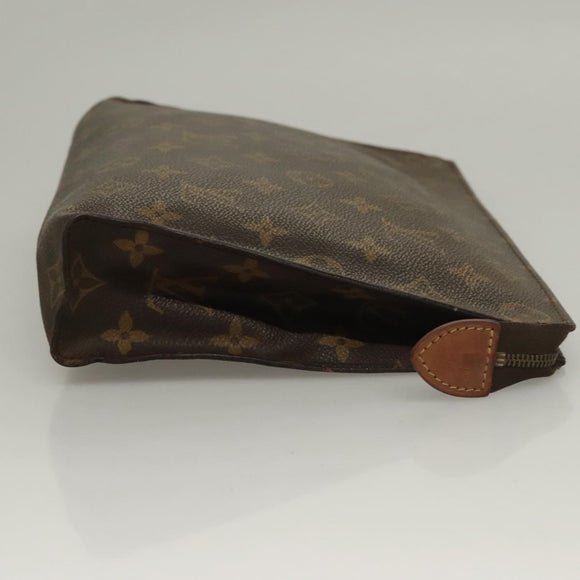 LOUIS VUITTON Monogram Poche Toilette 26 Pouch M47542 LV Auth 134072