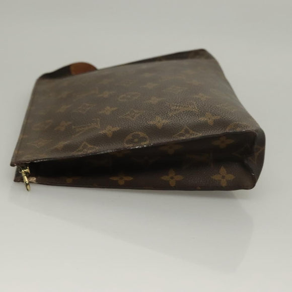 LOUIS VUITTON Monogram Poche Toilette 26 Pouch M47542 LV Auth 134072