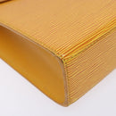 LOUIS VUITTON Epi Malesherbes Hand Bag Tassili Yellow Jonne M52379 Auth 134080-15