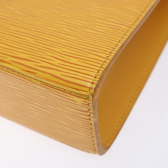 LOUIS VUITTON Epi Malesherbes Hand Bag Tassili Yellow Jonne M52379 Auth 134080