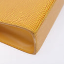 LOUIS VUITTON Epi Malesherbes Hand Bag Tassili Yellow Jonne M52379 Auth 134080-17