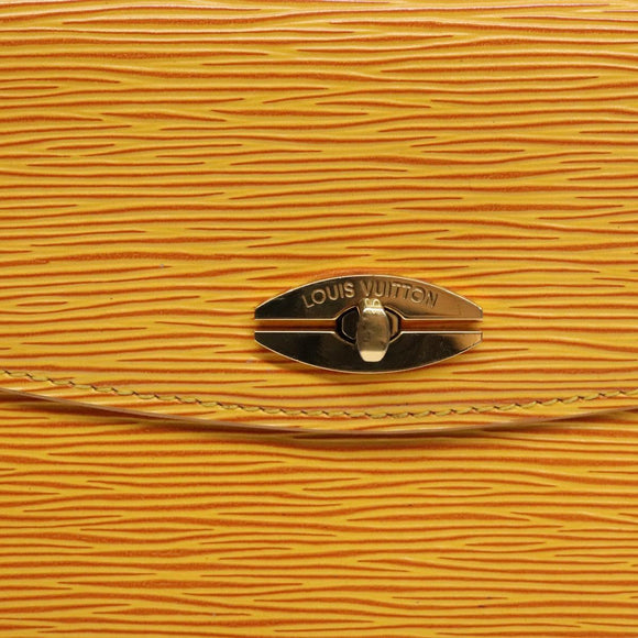 LOUIS VUITTON Epi Malesherbes Hand Bag Tassili Yellow Jonne M52379 Auth 134080