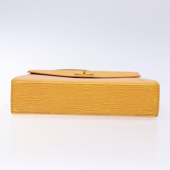 LOUIS VUITTON Epi Malesherbes Hand Bag Tassili Yellow Jonne M52379 Auth 134080