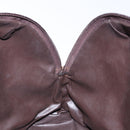 Burberrys Nova Check Hand Bag Canvas Beige Gold Auth 134084-19