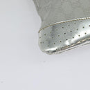 GUCCI GG Canvas Shoulder Bag Silver 145857 Auth 134088-16