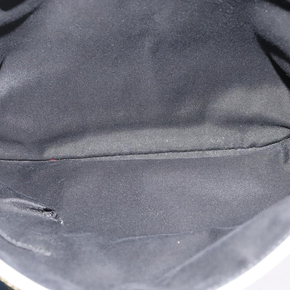 GUCCI GG Canvas Shoulder Bag Silver 145857 Auth 134088