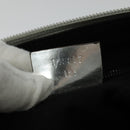 GUCCI GG Canvas Shoulder Bag Silver 145857 Auth 134088-12