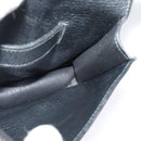 HERMES Pochette Green Waist bag Togo leather Black Gold Auth 134089-18