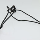 HERMES Pochette Green Waist bag Togo leather Black Gold Auth 134089-8