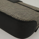 Salvatore Ferragamo Gancini Shoulder Bag Leather Black Brown Auth 134093-13